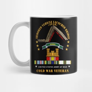 Armoured Vehicle Launcher Bridge (AVLB)  - Launching - w  KoreaTab - COLD WAR VET X 300 Mug